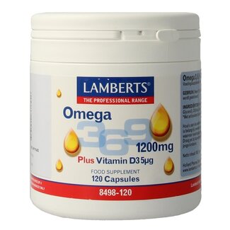 Lamberts Lamberts Visolie Omega 3 6 9 120 Capsules