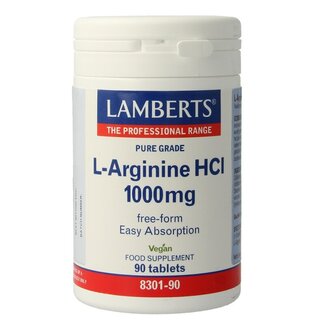 Lamberts Lamberts L-Arginine 1000mg 90 Tabletten