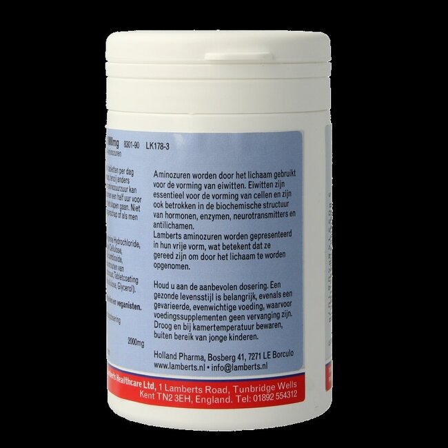 Lamberts L-Arginine 1000mg 90 Tabletten