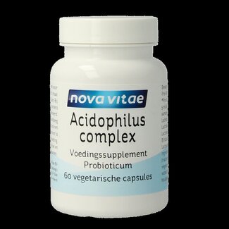 Nova Vitae Nova Vitae Acidophilus complex 60 Vegetarische capsules