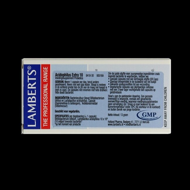 Lamberts Acidophilus Extra 10 30 Vegetarische capsules