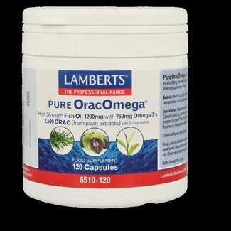 Lamberts Lamberts Orac Omega (huile de poisson) 120 Capsules