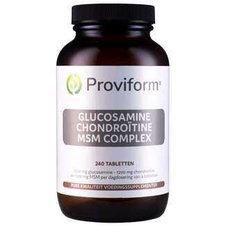 Proviform Proviform Glucosamine chondroitine complex MSM 240 Tabletten