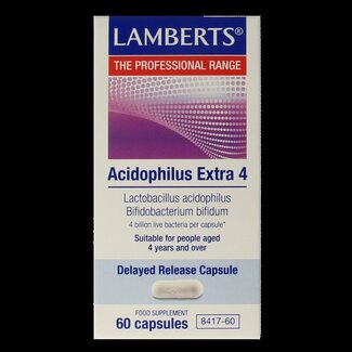 Lamberts Lamberts Acidophilus Extra 4 60 Capsules