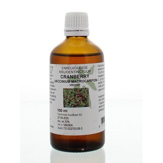 Cruydhof Cruydhof Cranberry vrucht tinctuur 100 Milliliter
