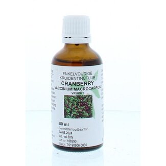 Cruydhof Cruydhof Cranberry vrucht tinctuur 50 Milliliter