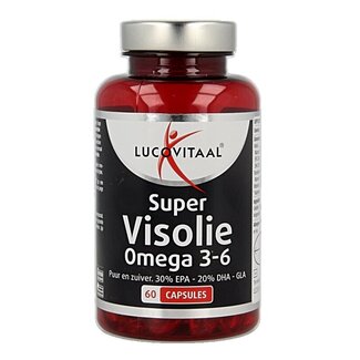Lucovitaal Lucovitaal Super visolie omega 3-6 60 Capsules