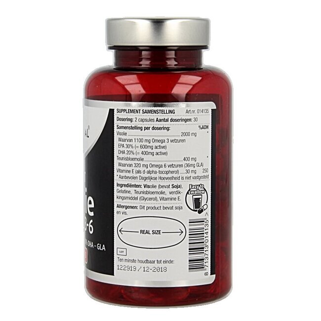 Lucovitaal Super Huile de Poisson Oméga 3-6 60 Capsules