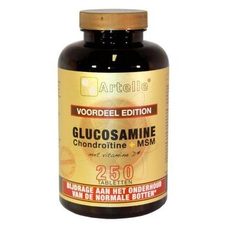 Artelle Artelle Glucosamine chondroïtine MSM 250 comprimés