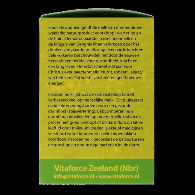 Capsules de lait de jument Vitaforce 120 Capsules