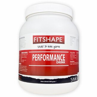 Fitshape Fitshape Performance drink 1250 Gram