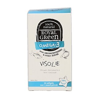 Royal Green Royal Green Omega 3 visolie 30 Softgels