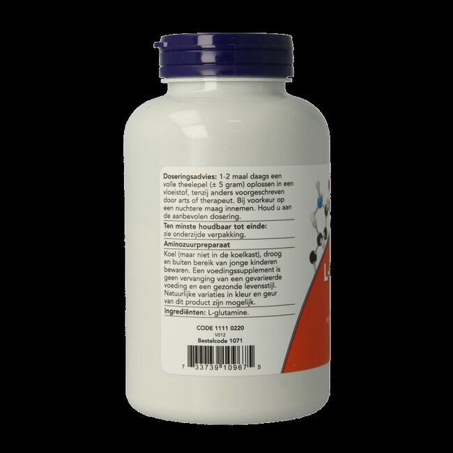 NOW L-Glutamine poeder 170 Gram