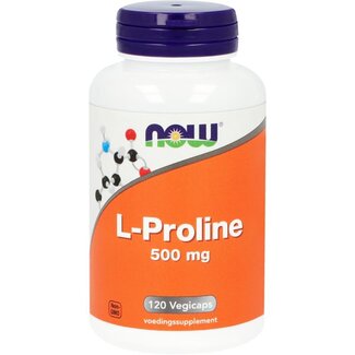 NOW NOW L-Proline 500mg 120 Vegetarische capsules