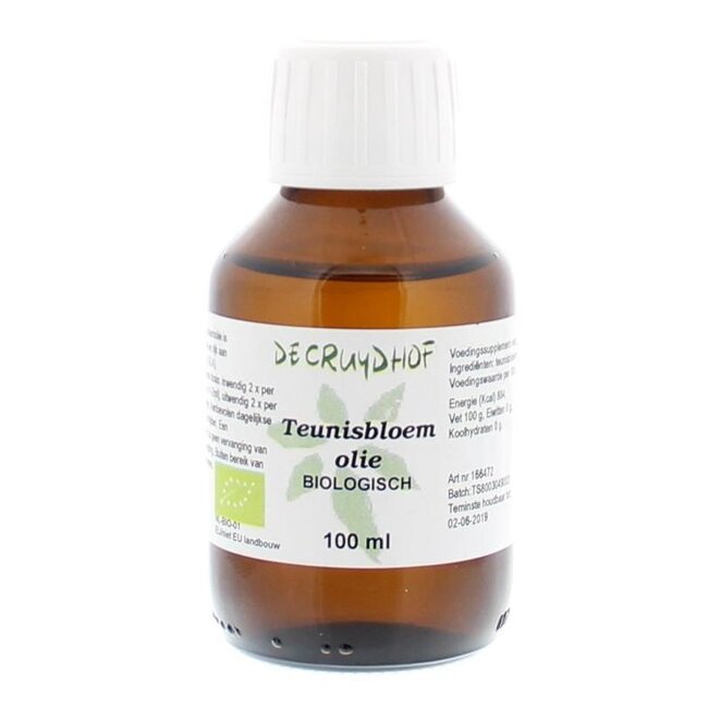 Cruydhof Teunisbloemolie vloeibaar bio 100 Milliliter
