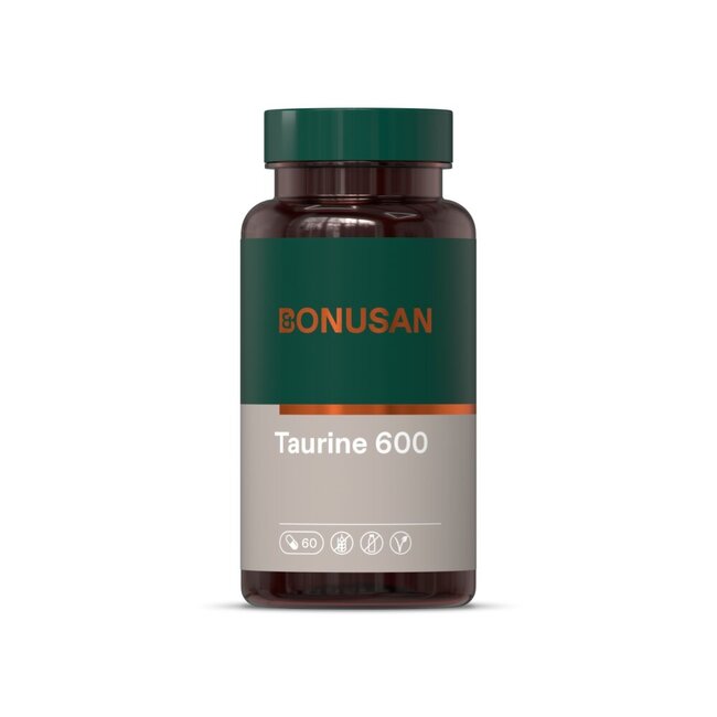 Bonusan Taurine 600 60 Vegetarische capsules