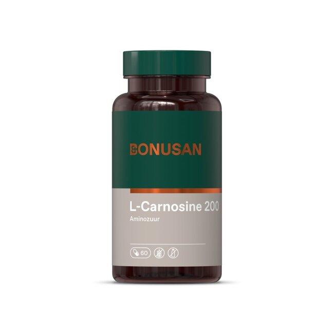 Bonusan L-Carnosine 200mg 60 Capsules