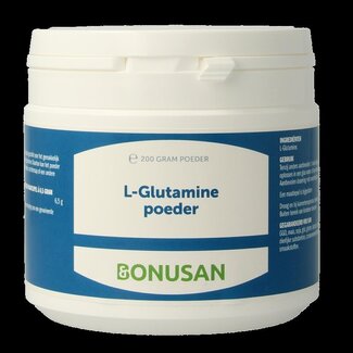 Bonusan Bonusan L-Glutamine poeder 200 Gram