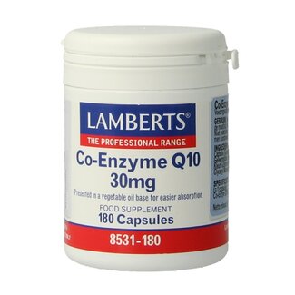Lamberts Lamberts Co enzym Q10 30mg 180 Vegetarische capsules