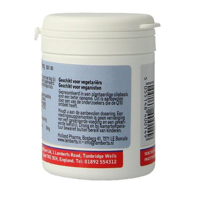 Lamberts Co-Enzyme Q10 30 mg 180 gélules végétariennes