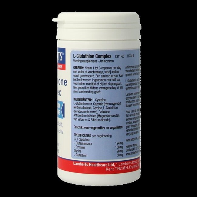Lamberts L-Glutathion complexe 60 gélules