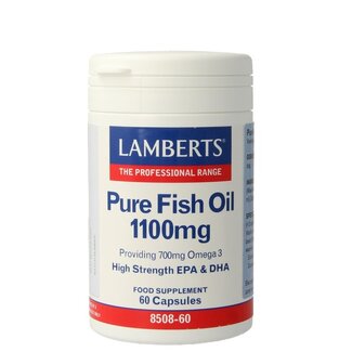 Lamberts Lamberts Pure visolie 1100mg omega 3 60 Capsules