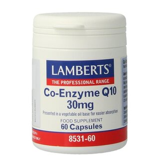 Lamberts Lamberts Co enzym Q10 30mg 60 Vegetarische capsules