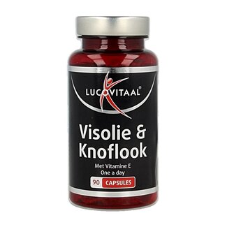 Lucovitaal Lucovitaal Visolie & knoflook 90 Capsules