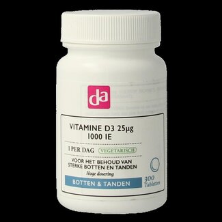 DA DA Vitamine D3 25mcg 300 Tabletten