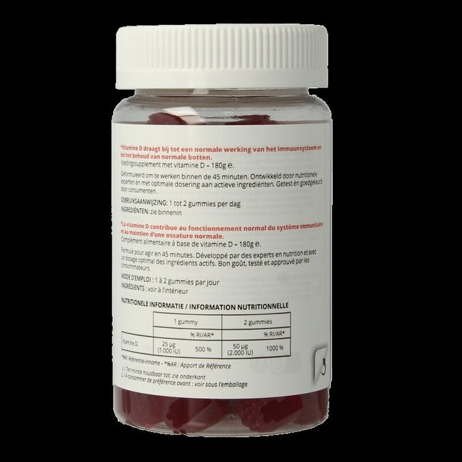 Metagenics Vitamine D 1000 UI 60 Gummies