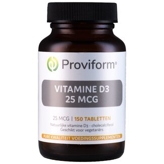 Proviform Proviform Vitamine D3 25mcg (1000IE) 150 Tabletten
