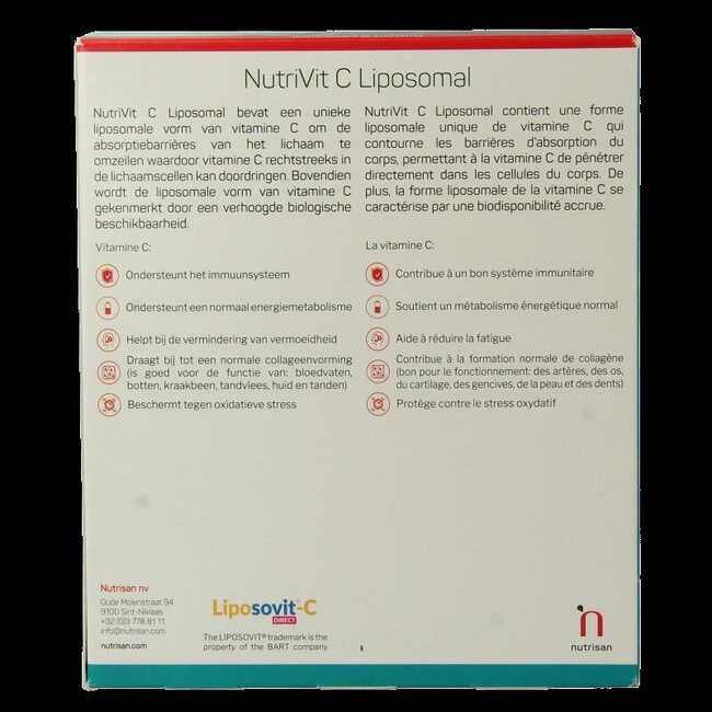 Nutrisan Nutrivit C liposomal 60 Stuks