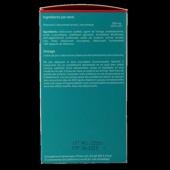 Nutrisan Nutrivit C liposomal 60 Stuks