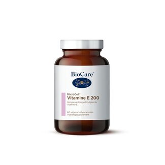 BioCare BioCare Microcell vitamine E 200IU 60 Vegetarische capsules