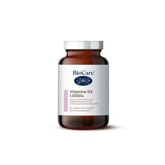 BioCare BioCare Vitamine D3 1000iu 60 Vegetarische capsules