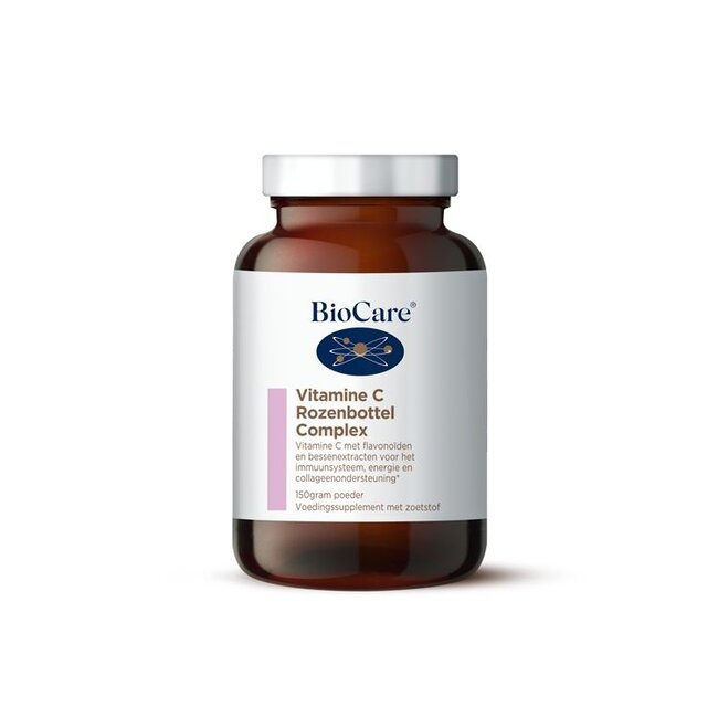 BioCare Vitamine C rozenbottel complex 150 Gram