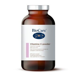 BioCare BioCare Vitamine C poeder + magnesium 250 Gram