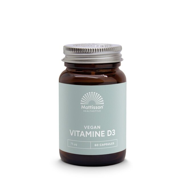 Mattisson Vegan vitamine D3 75mcg 60 Capsules