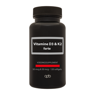 APB Holland APB Holland Vitamine D3 50mcg & K2 50mcg forte 120 Softgels