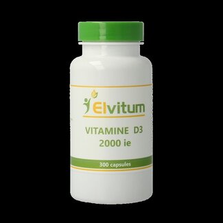Elvitum Elvitum Vitamine D3 2000IE 300 Capsules