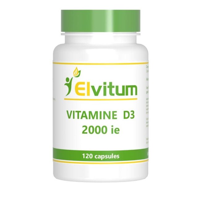 Elvitum Vitamine D3 2000IE/50mcg 120 Capsules