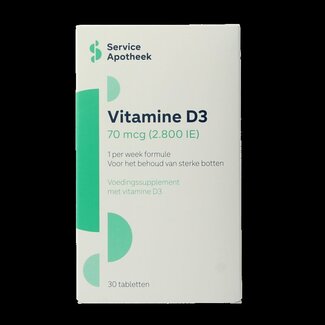 Service Apotheek Service Apotheek Vitamine D3 70mcg 30 Tabletten