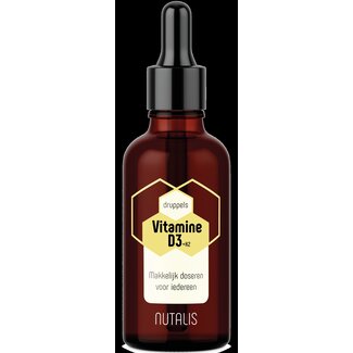 Nutalis Nutalis Vitamine D3 & K2 druppels 50 Milliliter