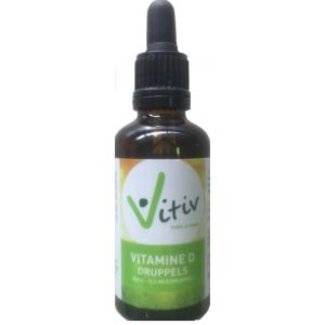 Vitiv Vitiv Vitamine D3 druppels 100IU 50 Milliliter