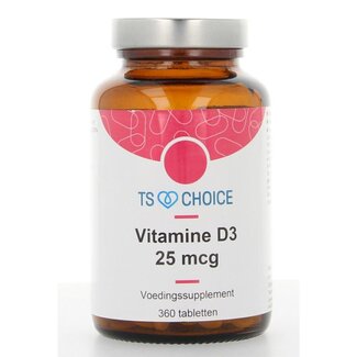 TS Choice TS Choice Vitamine D3 25mcg  360 Tabletten