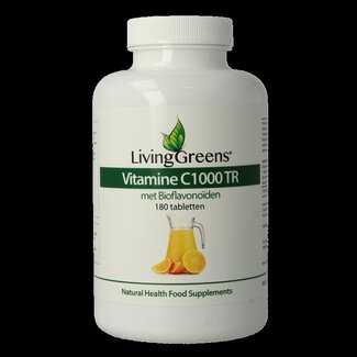 Livinggreens Livinggreens Vitamine C 1000 mg TR 180 comprimés