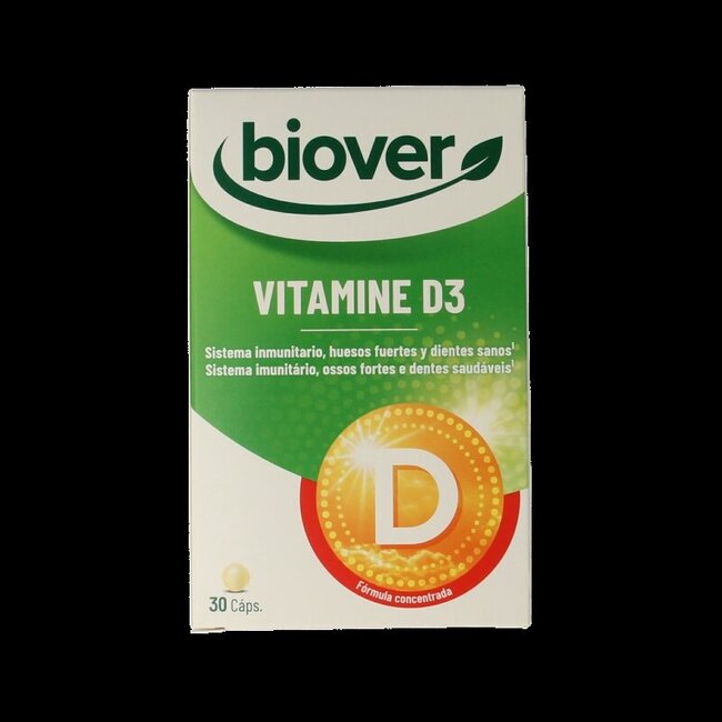 Biover Vitamine D3 30 Capsules