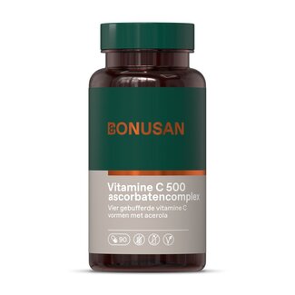 Bonusan Bonusan Vitamine C 500 ascorbatencomplex 90 Vegetarische capsules