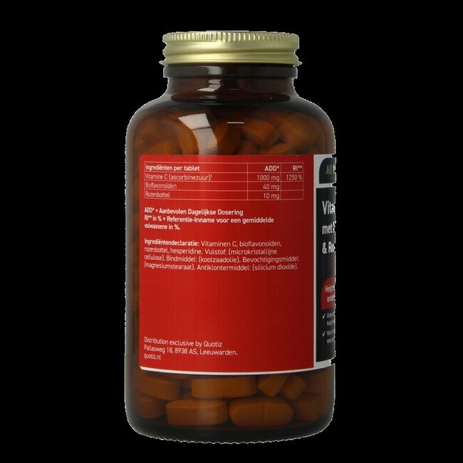 All Natural Vitamine C 1000 met bioflavonoiden & rozenbottel 200 Tabletten