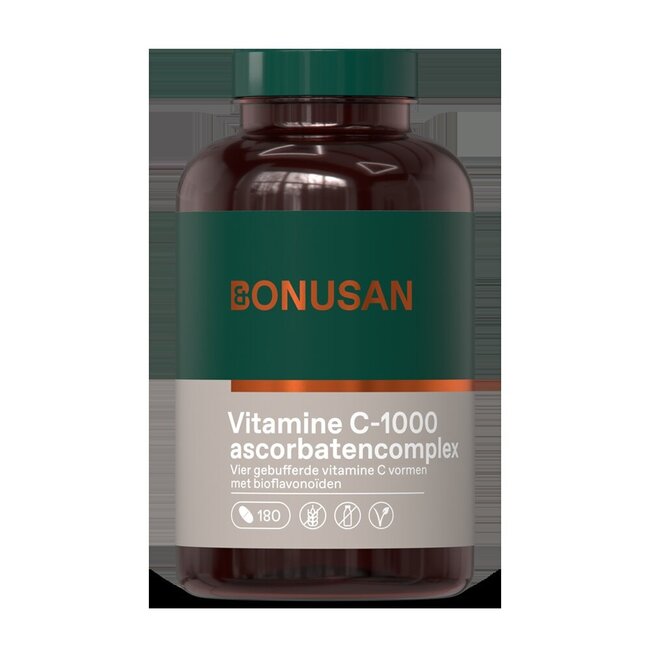 Bonusan Vitamine C 1000 ascorbaten complex 180 Tabletten